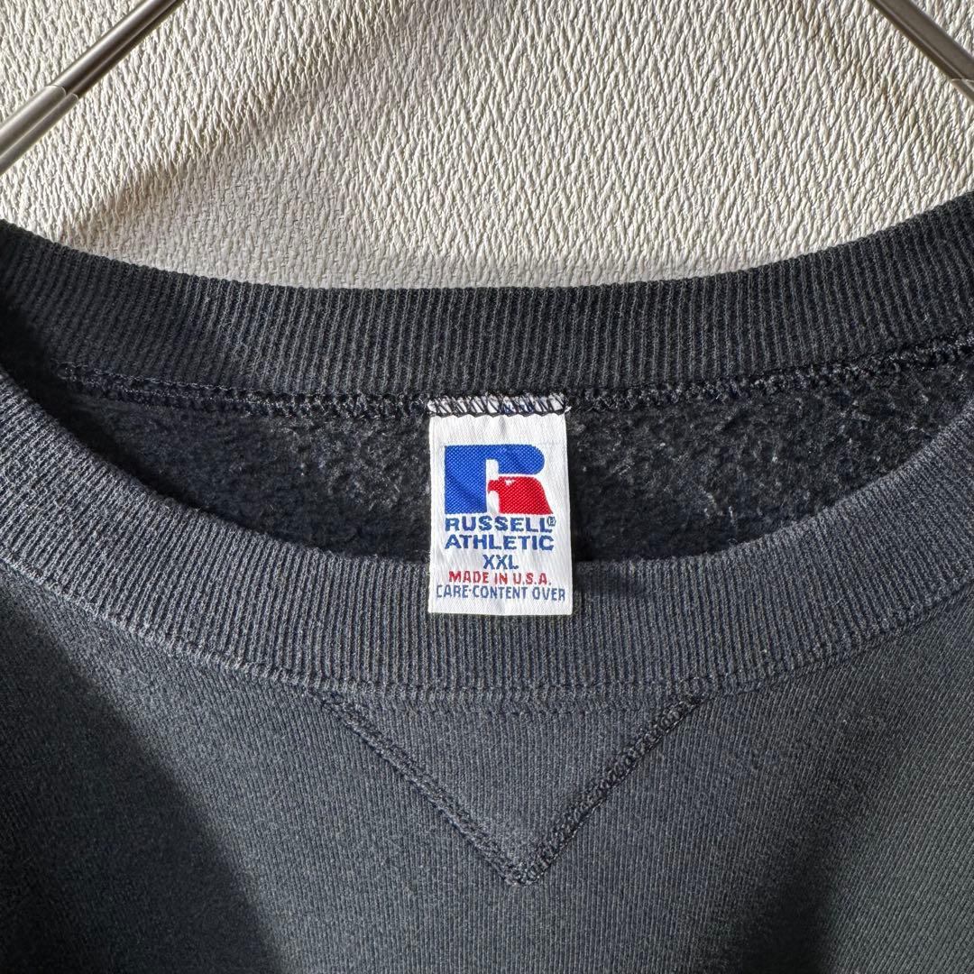 は*ぎ様 希少‼️90s USA製 RUSSELL PLAIN 無地 肉厚 ブラ