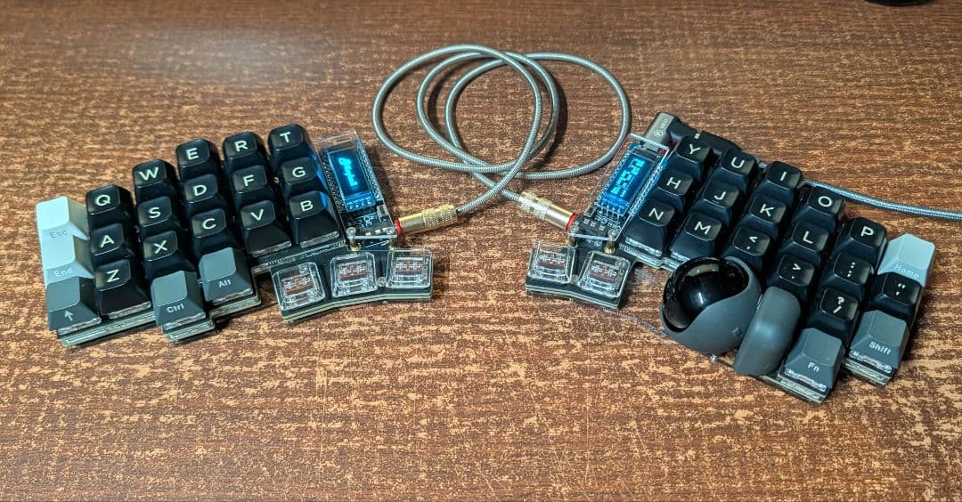 keyball44 半田付け不要 黒仕様　値下げ交渉受けます。