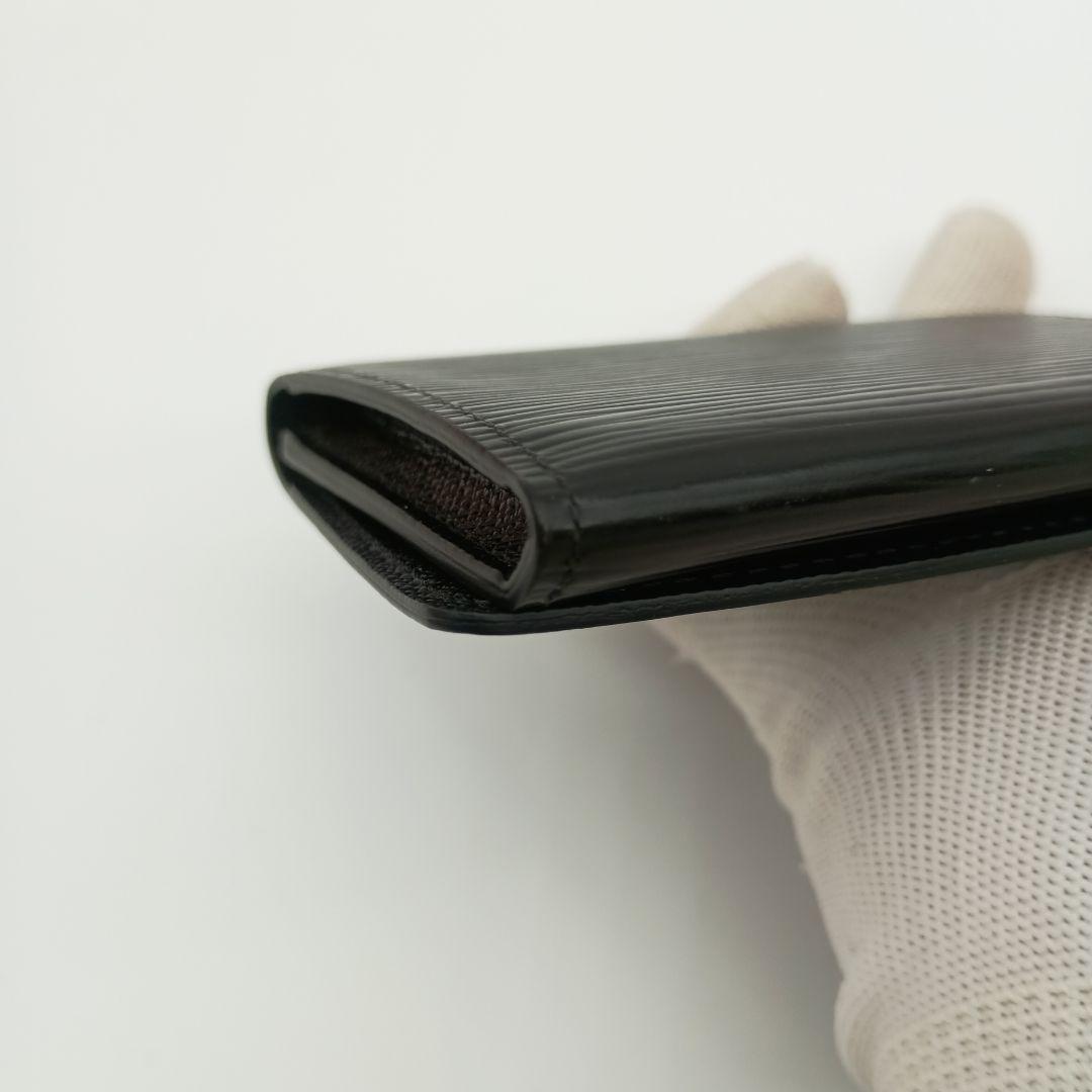 【美品SS】ルイヴィトン　カルトドゥヴィジット　エピ　ノワール　黒　名刺入れ