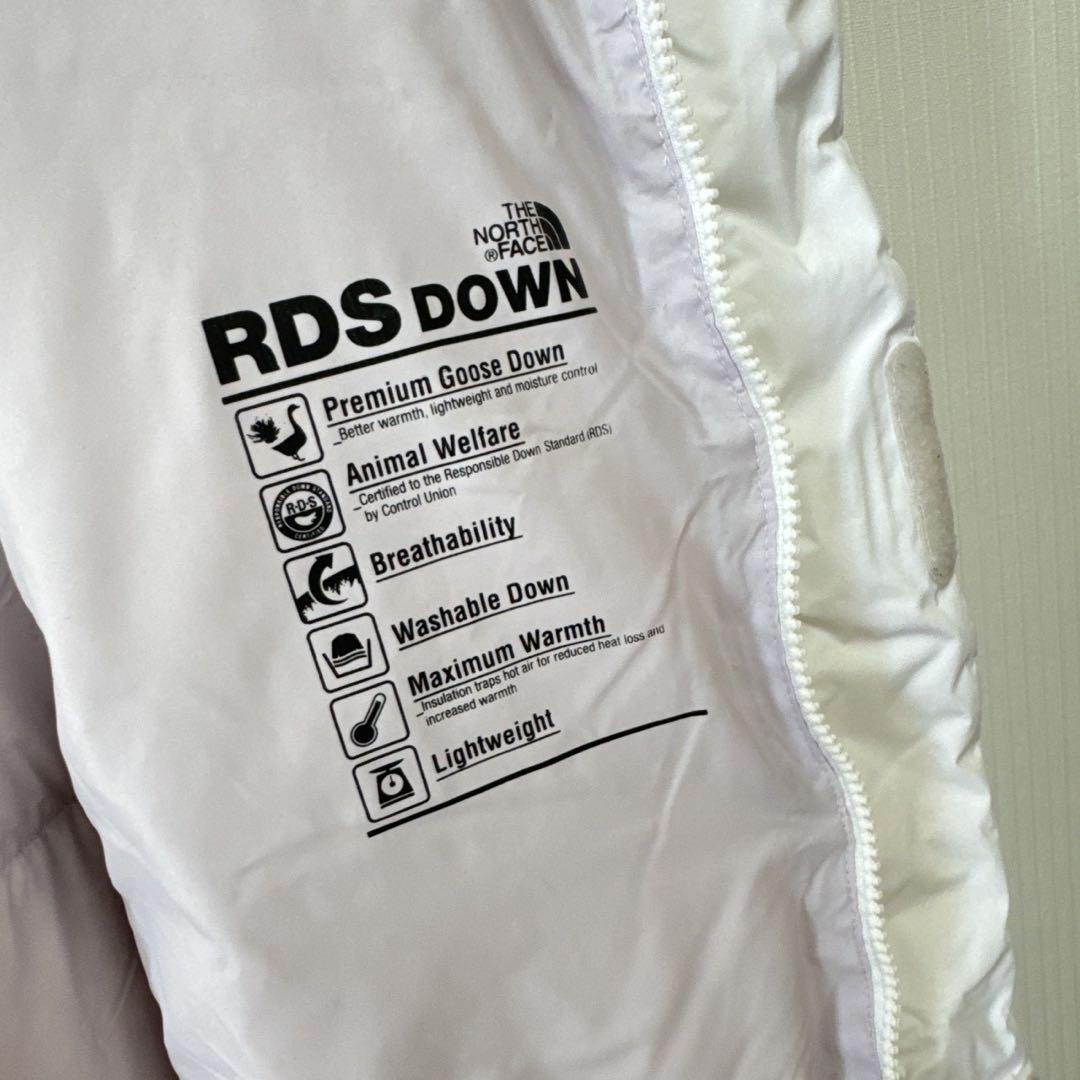 【海外限定】ノースフェイス　ロングダウン　メンズM　　白