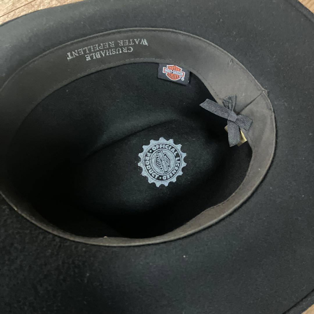 Harley-Davidson 防水カウボーイハット 黒