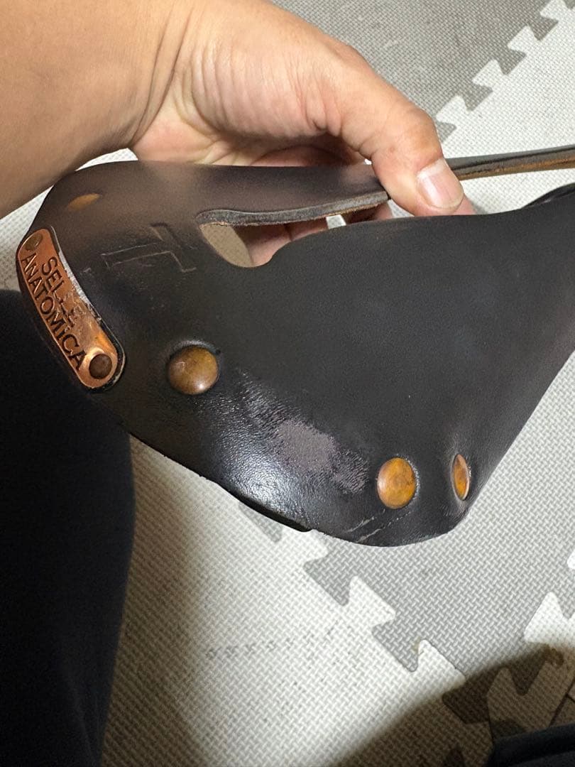 最終値下げ】SELLE ANATOMICA レザーサドル　ブラック