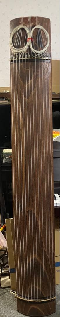 値引き！しました 小型の13弦お琴 ￼龍頭から龍尾迄163cm位 琴柱他一式付き