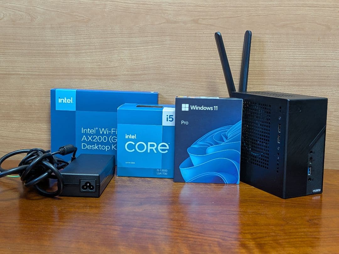 ASRock DeskMini B660 Core i5 13500 自作PC