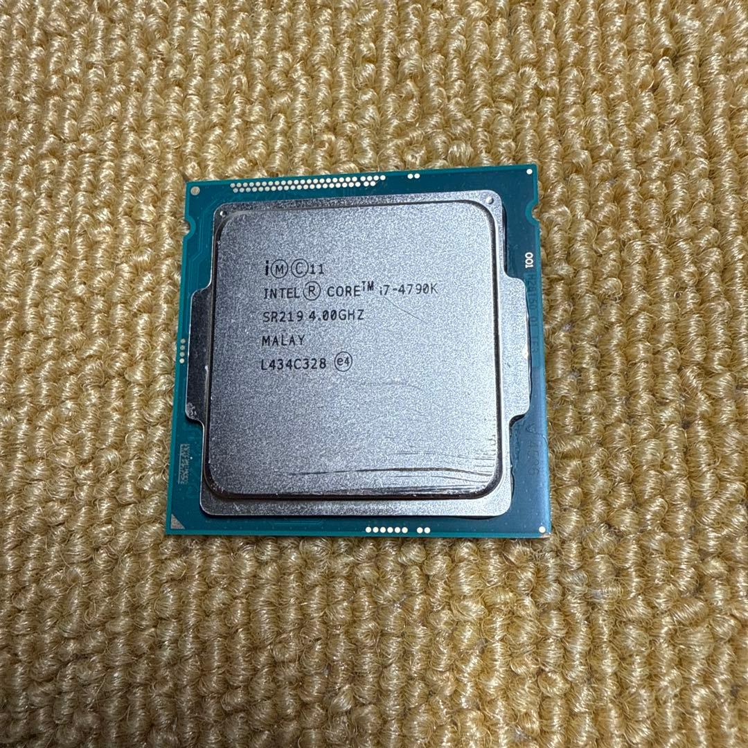 CPU Intel Core i7-4790K CPU 4.00GHz