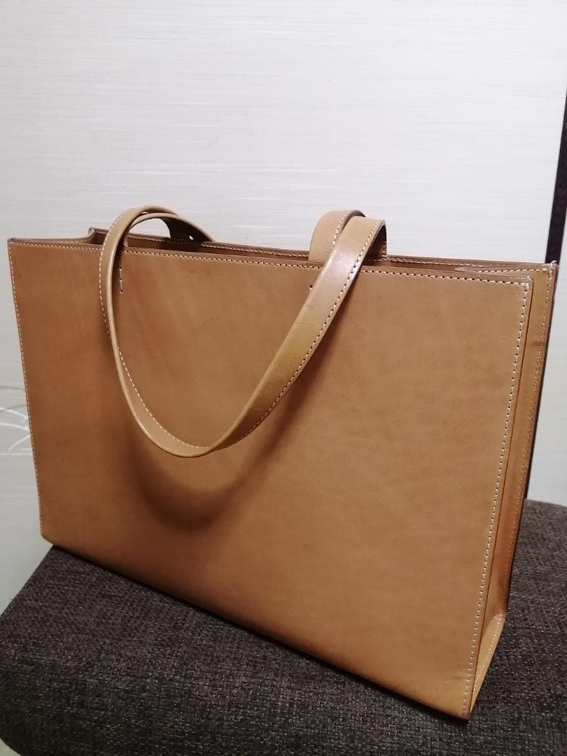土屋鞄製ヌメ革トートバッグ