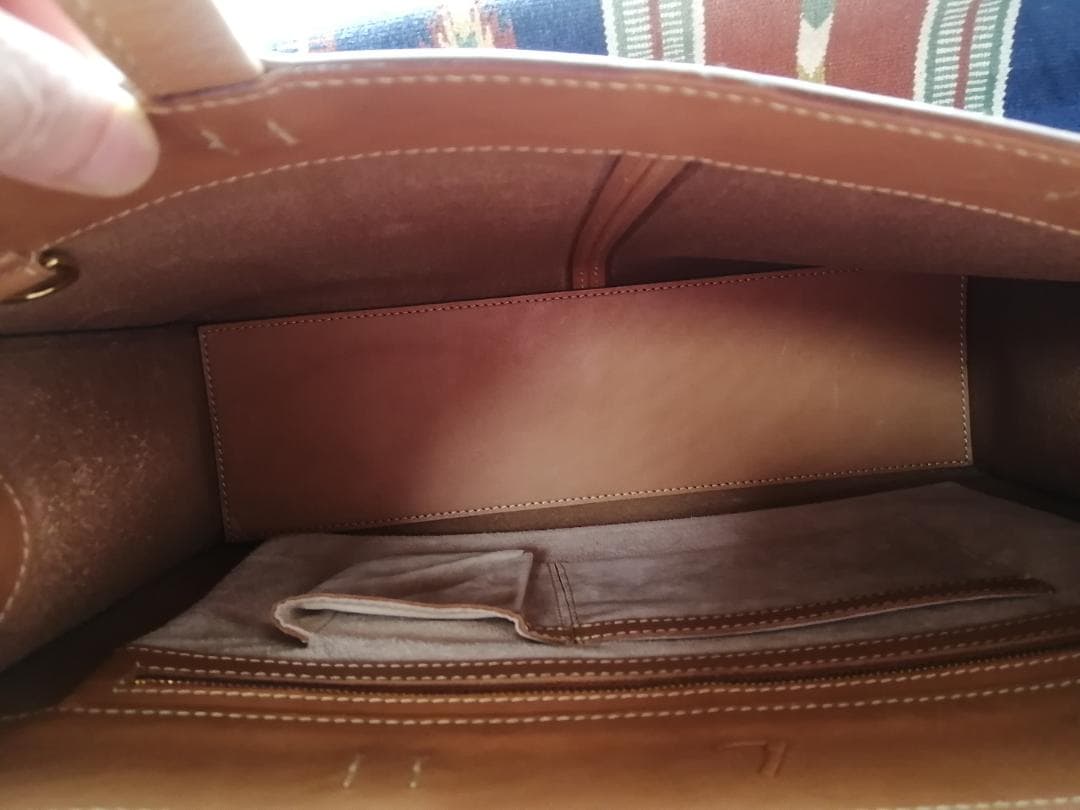 土屋鞄製ヌメ革トートバッグ