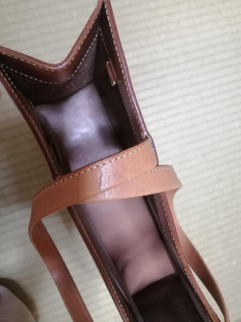 土屋鞄製ヌメ革トートバッグ