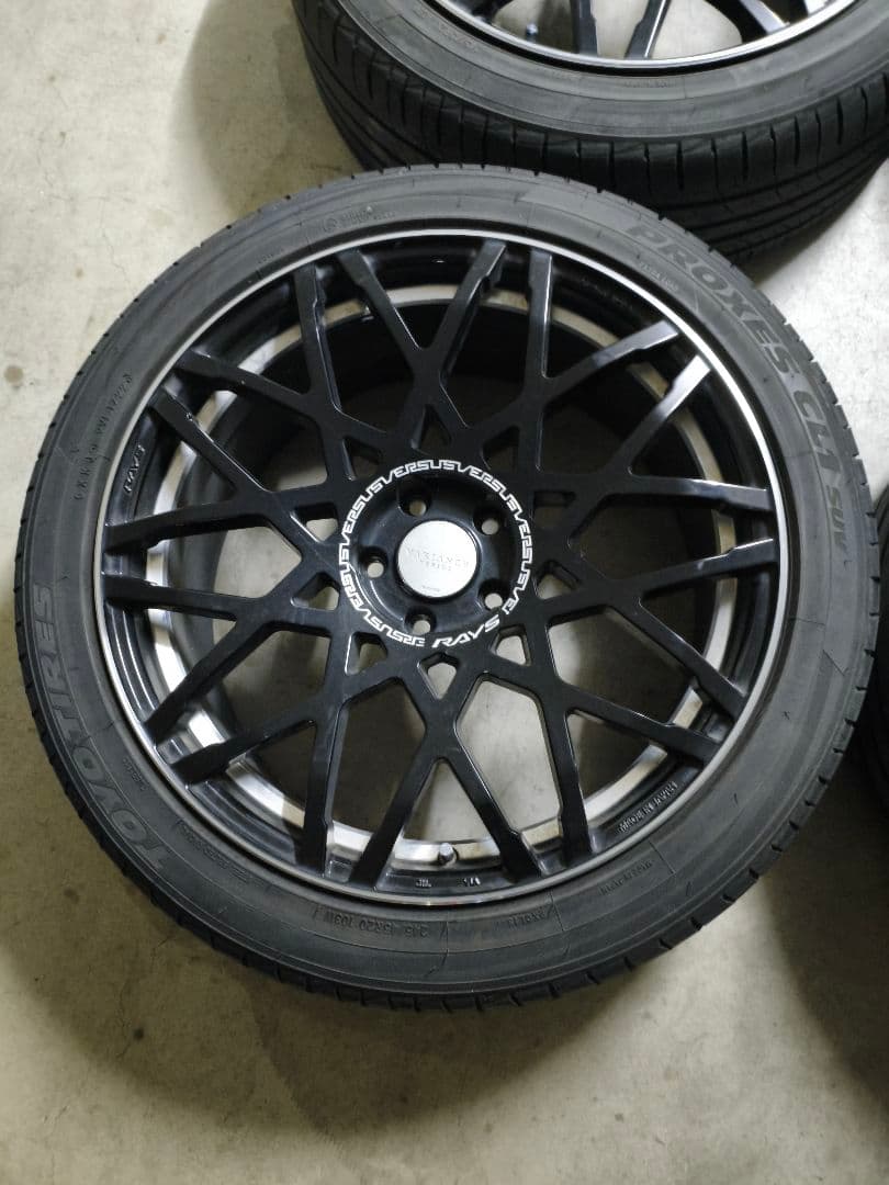 ハリアー　RAYSホイール　20インチ4本セット