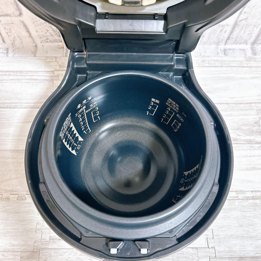 【良品】三菱 炊飯器 本炭釜 5.5合KAMADO NJ-AWB10-B