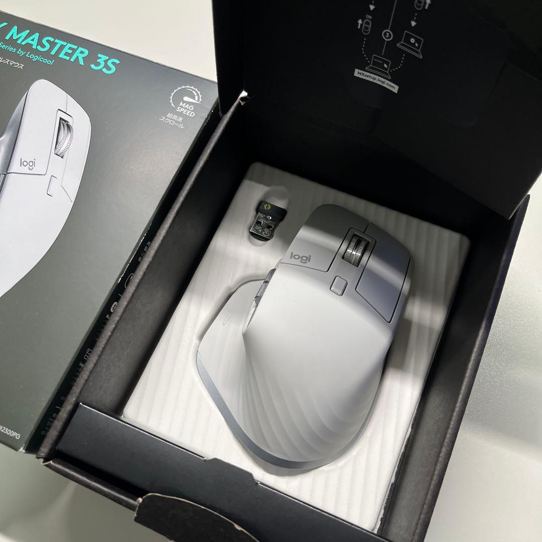 【美品】Logicool MX MASTER 3S ペイルグレー