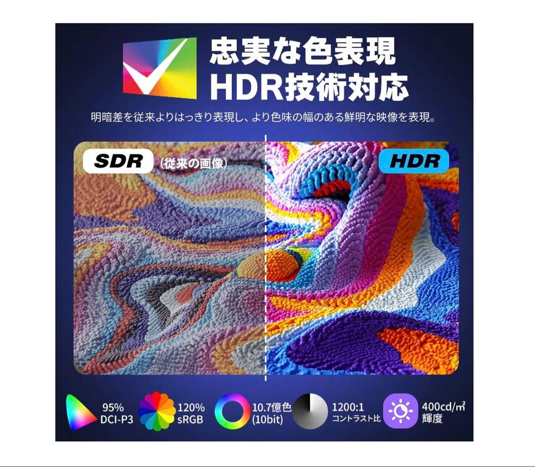 cocopar ゲーミングモニター　HG-4K27 60hz(美品)