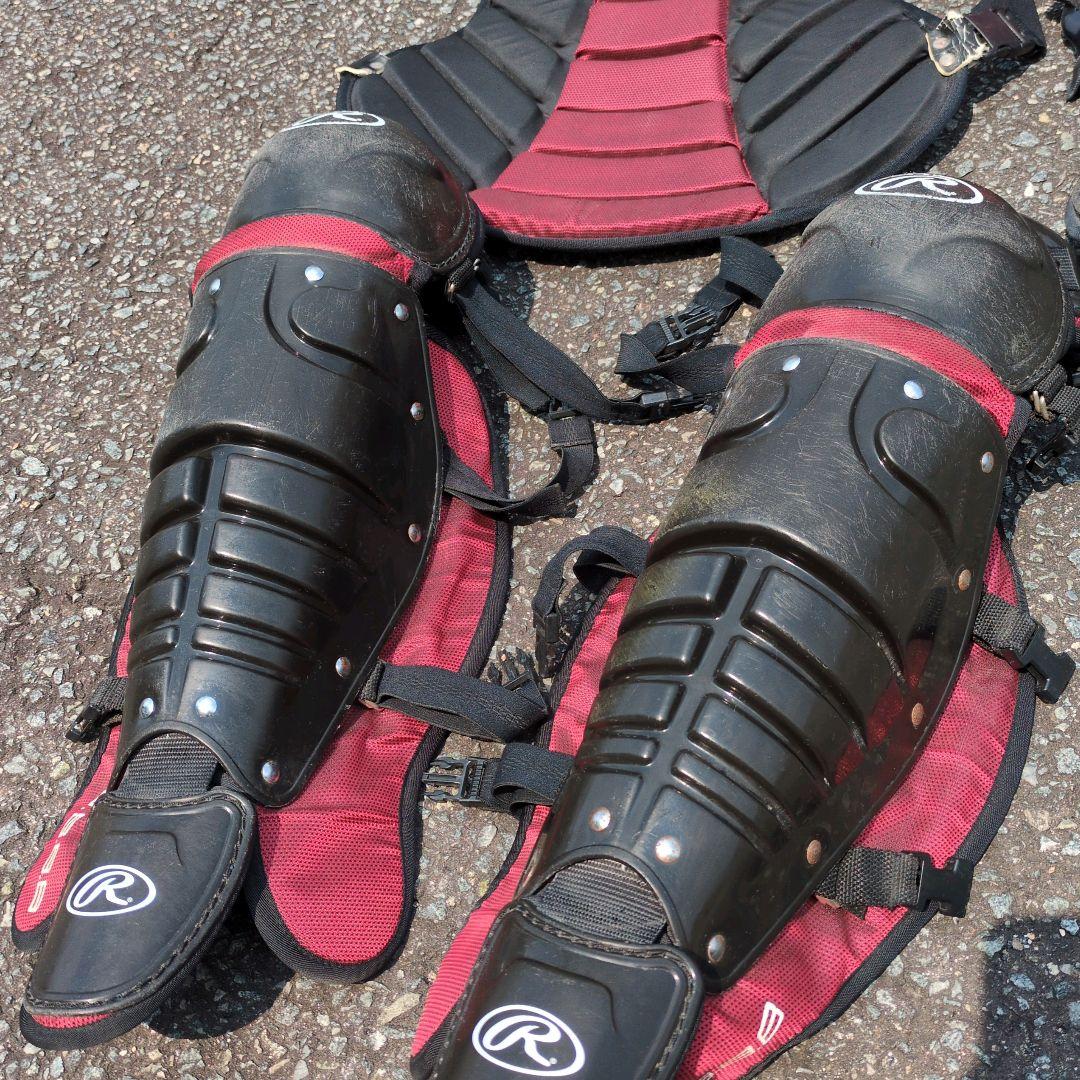 軟式用ローリングス・キャッチャー防具セット