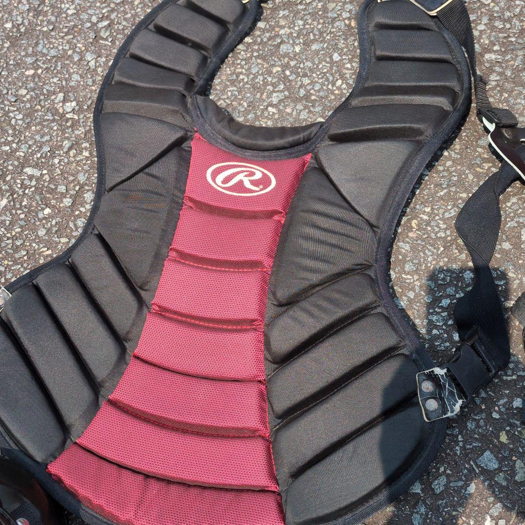 軟式用ローリングス・キャッチャー防具セット