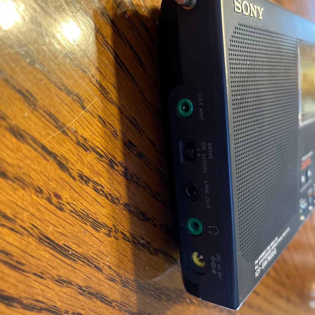 SONY 超高感度ポータブル短波ラジオ FM AM ICF-SW7600G