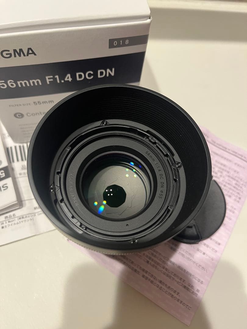 SIGMA 56mm F1.4 DC DN FUJIFILM Xマウント　超美品