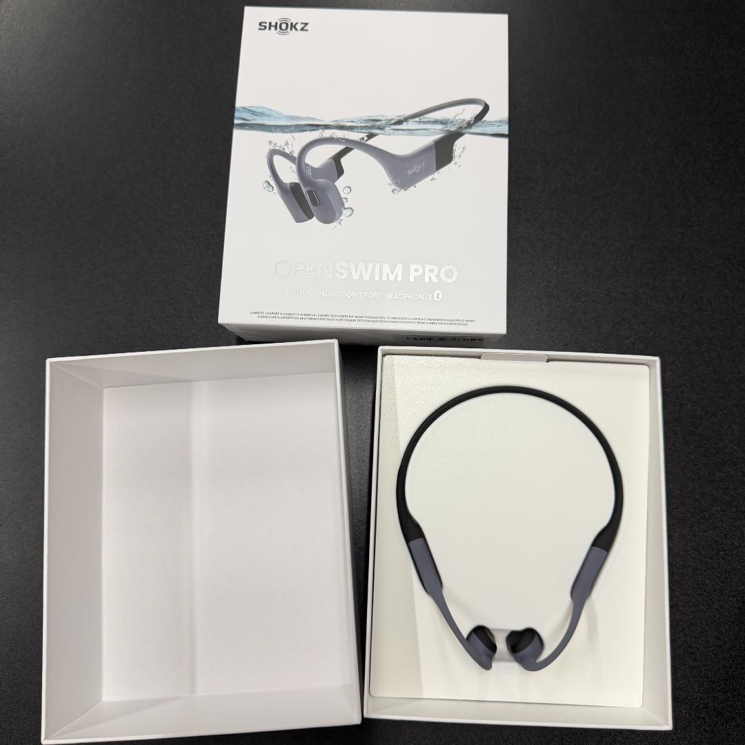 【ほぼ未使用】SHOKZ OPEN SWIM PRO 骨伝導イヤホン