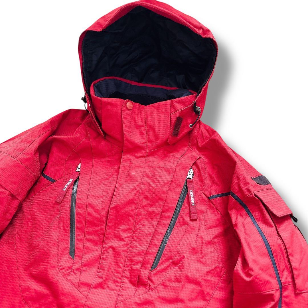 DESCENTE セットアップ スキーウェア ダウンジャケット 止水ジップ L