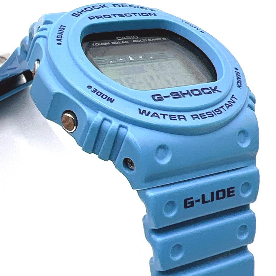 【極美品】 G-SHOCK G-LIDE GWX-5700CS 限定色ブルー