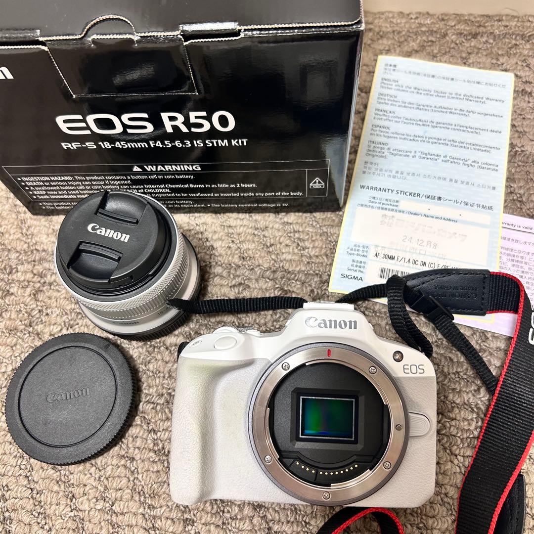 デジタルカメラ Canon EOS R50 RF-S 18-45mm F4-5.6 IS STM