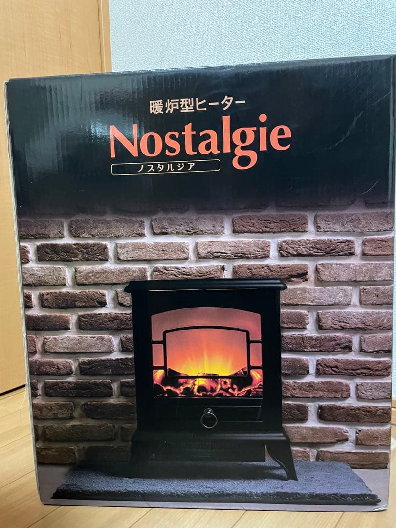 ノスタルジア 暖炉型ヒーター CH-T1840BK