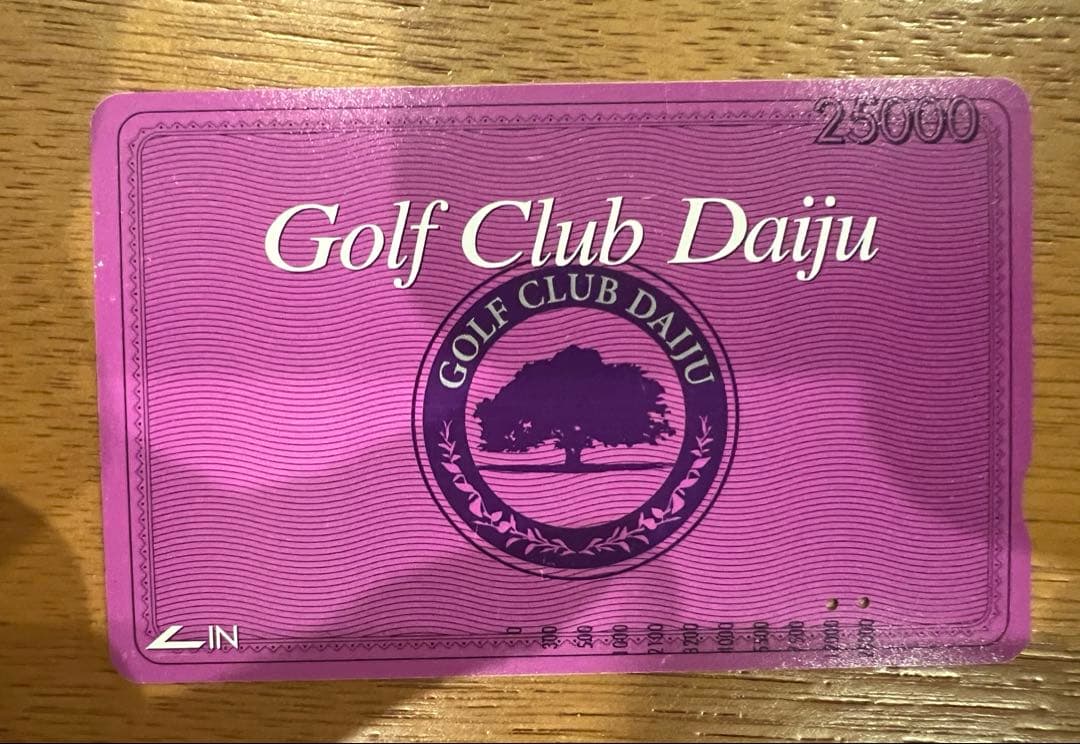 ゴルフクラブ大樹　練習券　未使用10,000円+使いかけ1枚付き！！