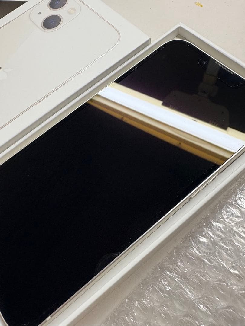 【美品 iPhone13 128GB 】 SIMフリー・未使用ケーブル付き