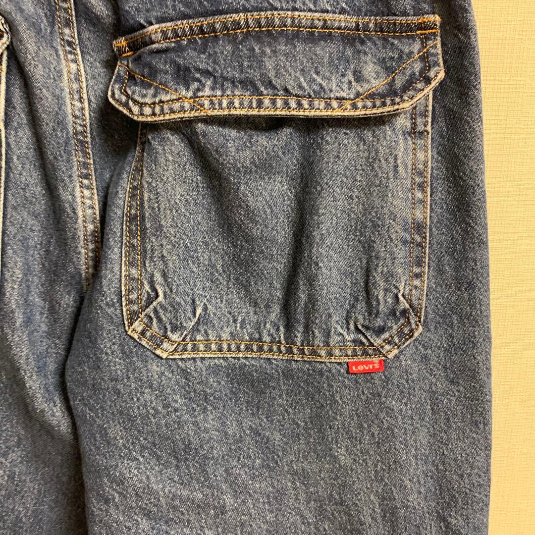 LEVI'S ダークブルー カーゴパンツ