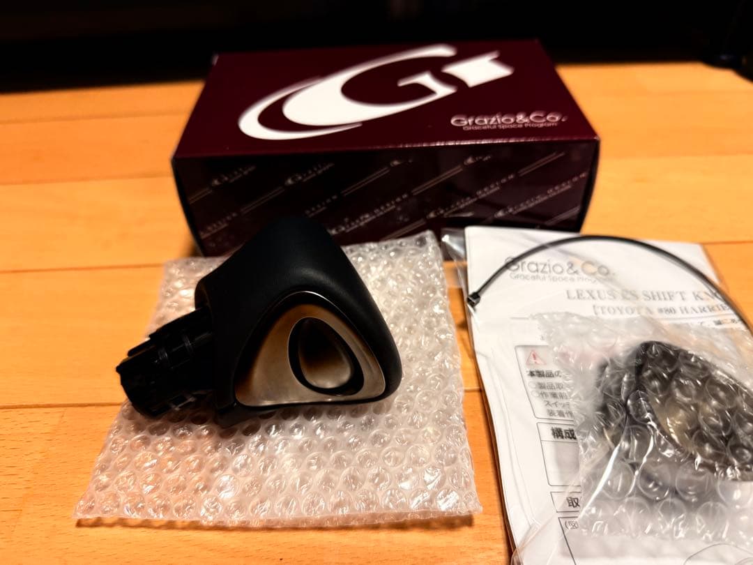 ⭐️Grazio & Co. LEXUS ES 純正シフトノブ スムースレザー