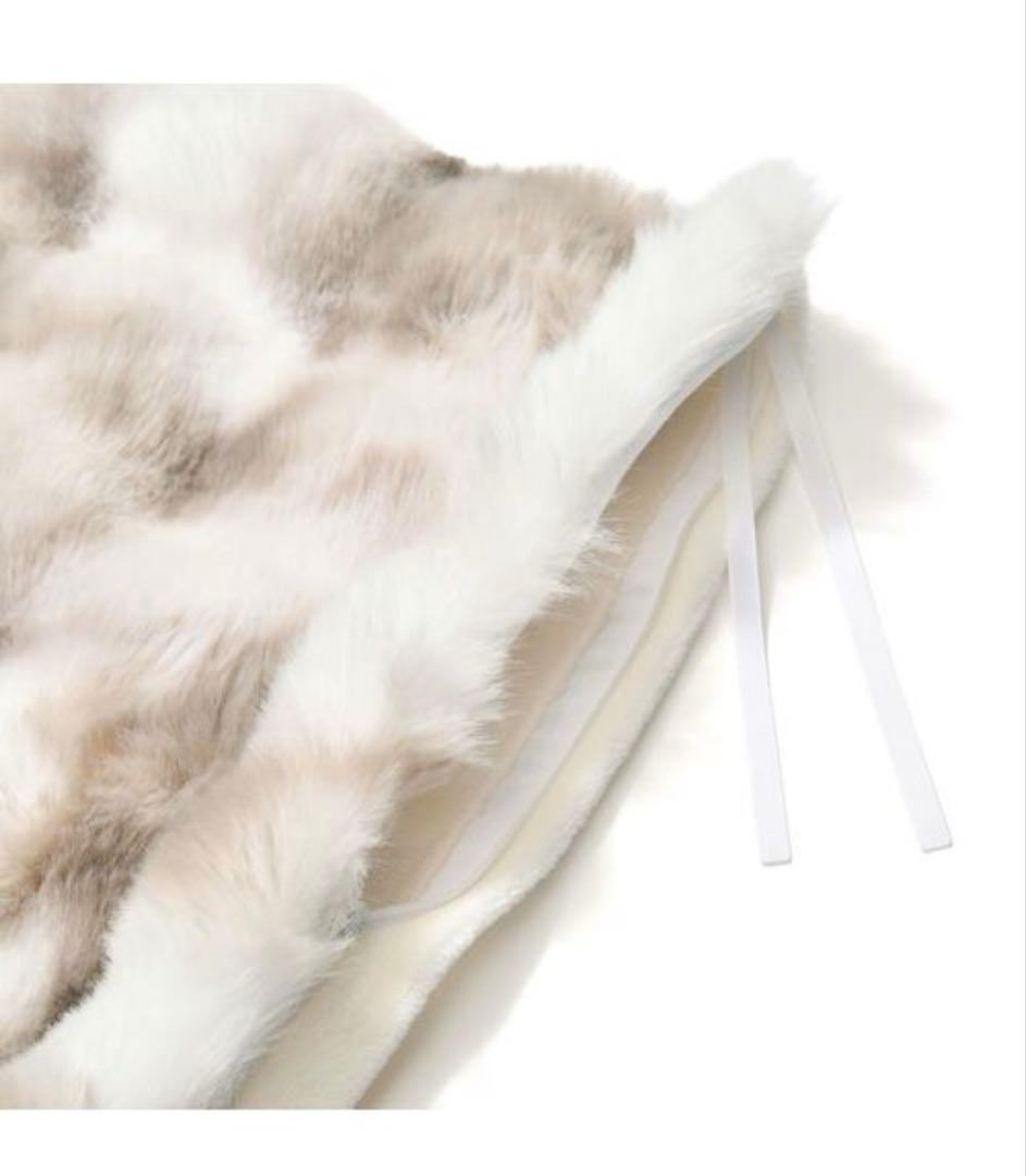 新品未使用 WARMY ポコモコファー 掛け布団カバー 枕カバー シングル