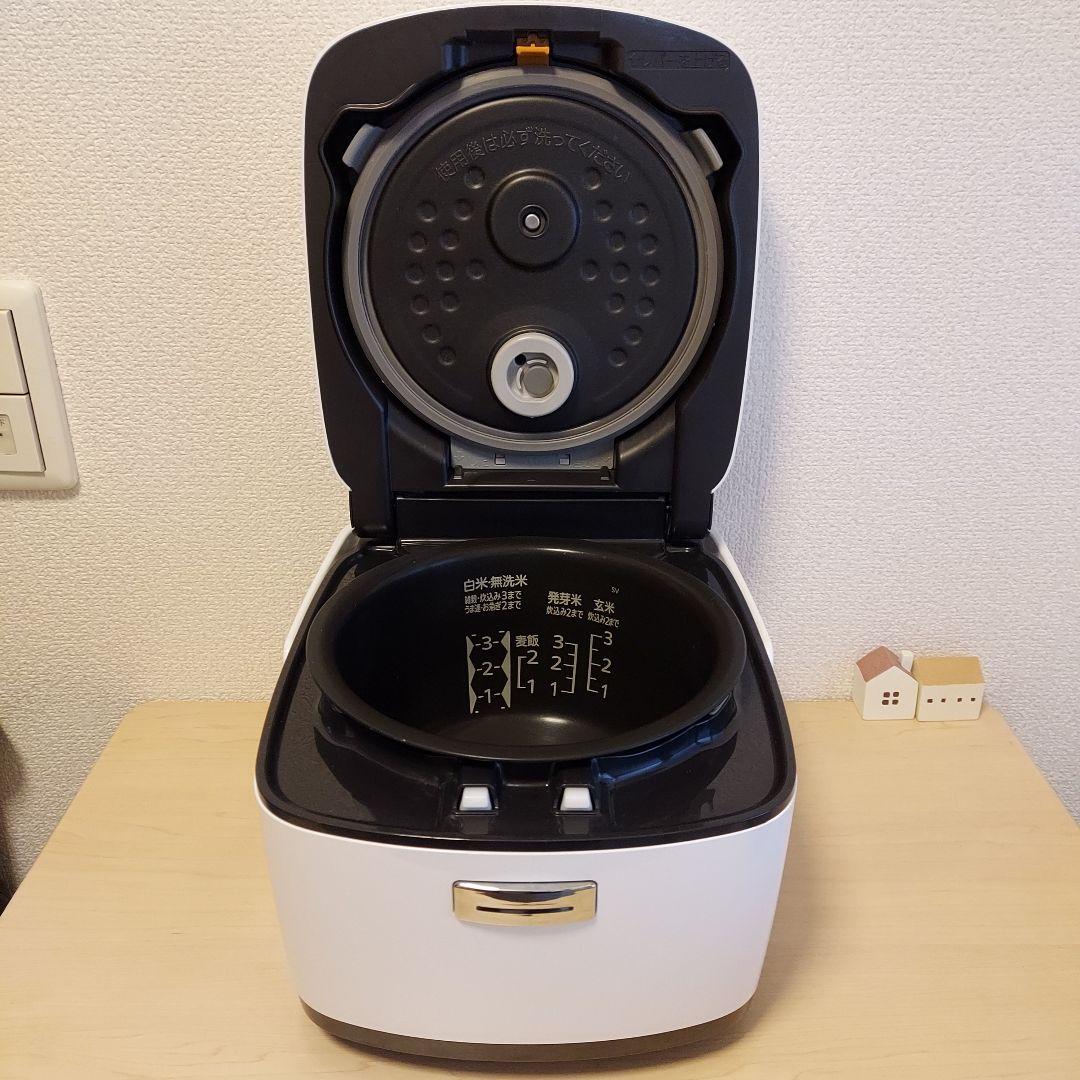 MITSUBISHI NJ-SV06R-W 炊飯器 0.63L 三菱電機 炭炊釜