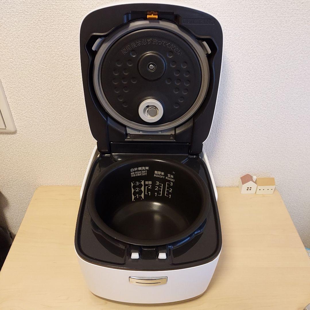 MITSUBISHI NJ-SV06R-W 炊飯器 0.63L 三菱電機 炭炊釜