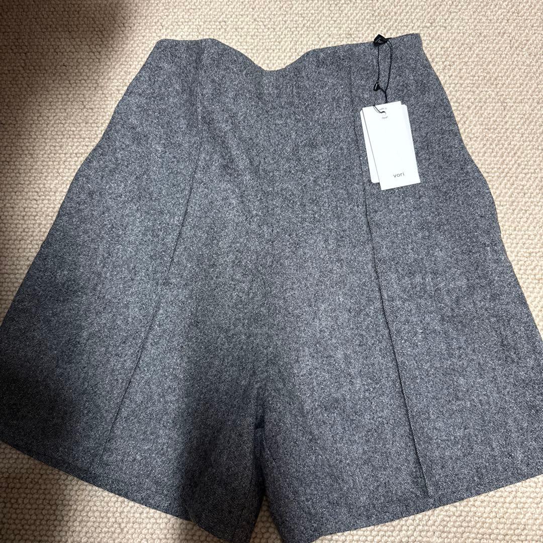 yori2025AW ウールショートパンツ　38新品未使用