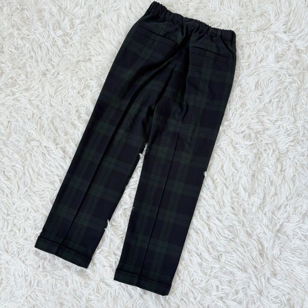 グリーンレーベルリラクシング　グリーンチェックフォーマルスーツ4点セット125