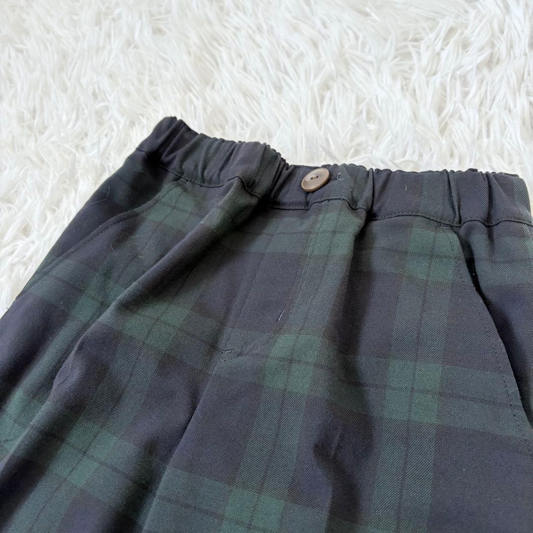 グリーンレーベルリラクシング　グリーンチェックフォーマルスーツ4点セット125