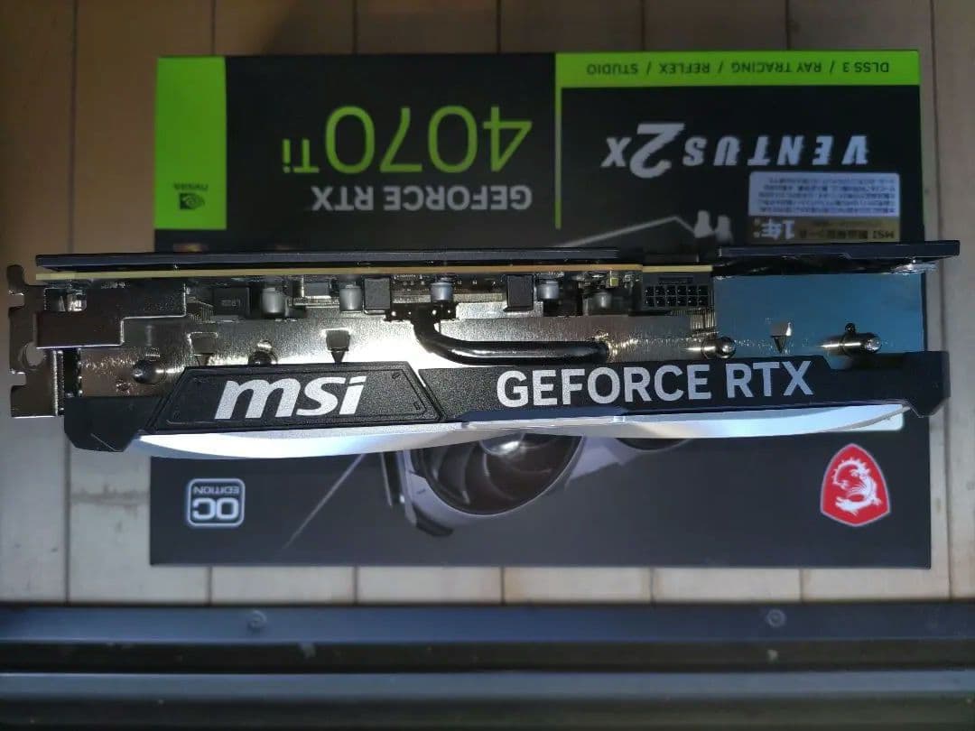 ま*む様 MSI GEFORCE RTX 4070 Ti VENTUS 2X