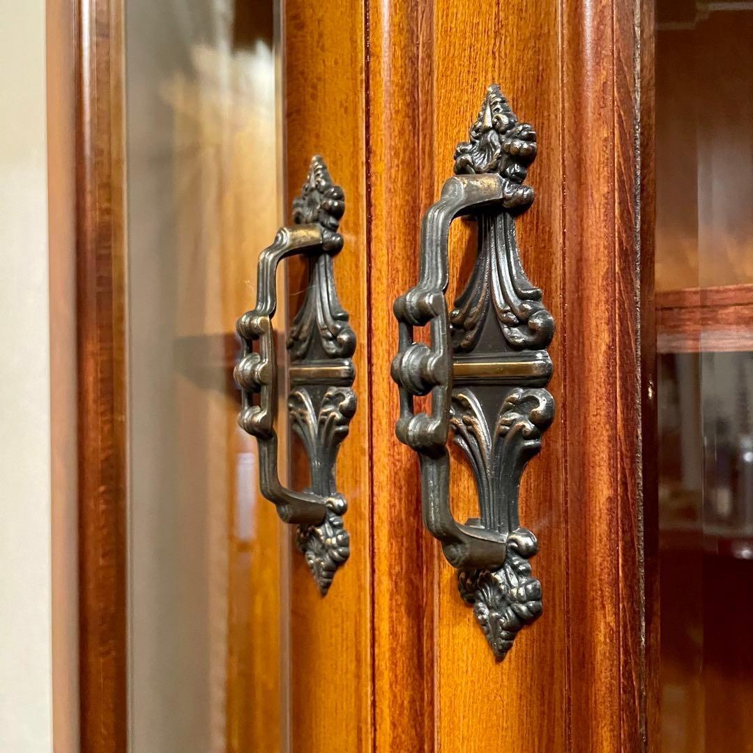 【カリモク】\"コロニアル\" HC3300NK 隅棚 コーナーキャビネット