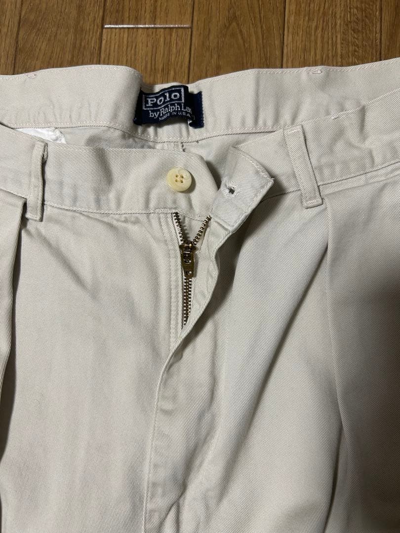 Polo Ralph Lauren ポロチノ USA製W34 L30 初期タグ