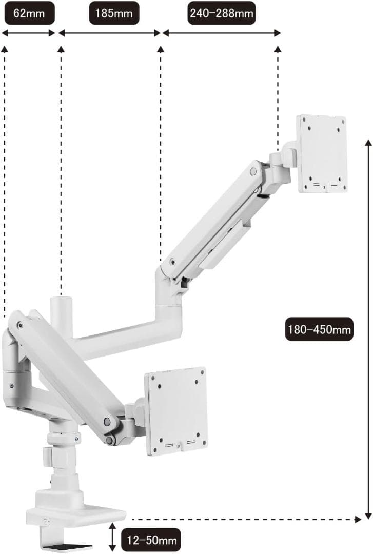 Alterzone デュアル プレミアム モニターアーム　中古