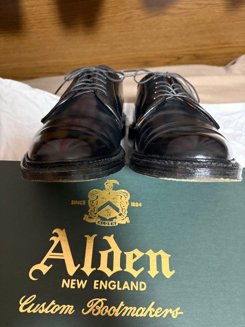【週末限価格】【2025年12月購入】Alden 9901 コードバン　6.5D
