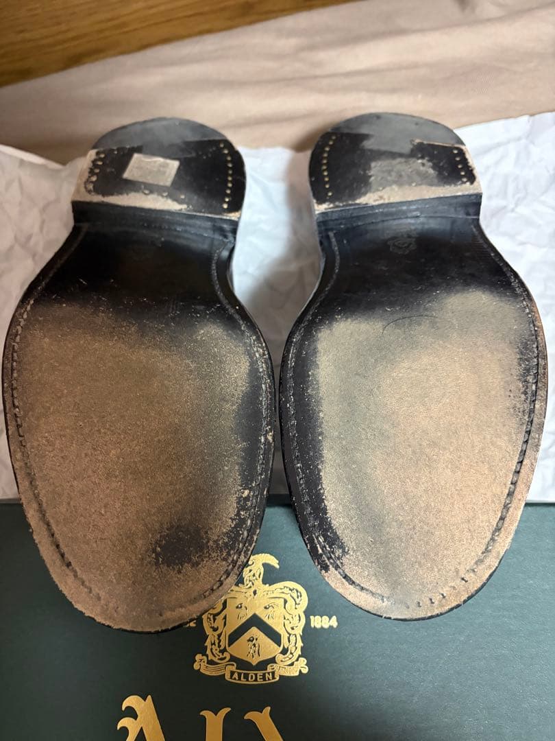 【週末限価格】【2025年12月購入】Alden 9901 コードバン　6.5D