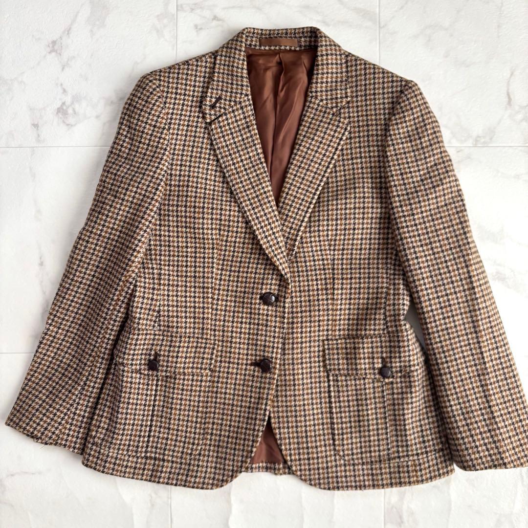 Burberry バーバリー 千鳥格子 ヴィンテージ テーラードジャケット 9