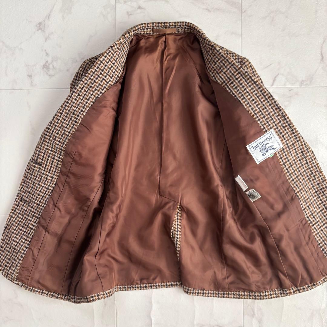 Burberry バーバリー 千鳥格子 ヴィンテージ テーラードジャケット 9