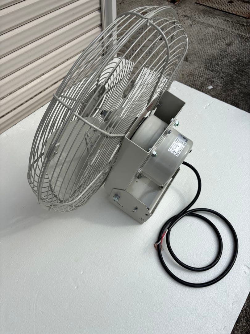 三菱電機　ソーワテクニカ　工場扇　扇風機　200V ファン　壁掛け　45cm