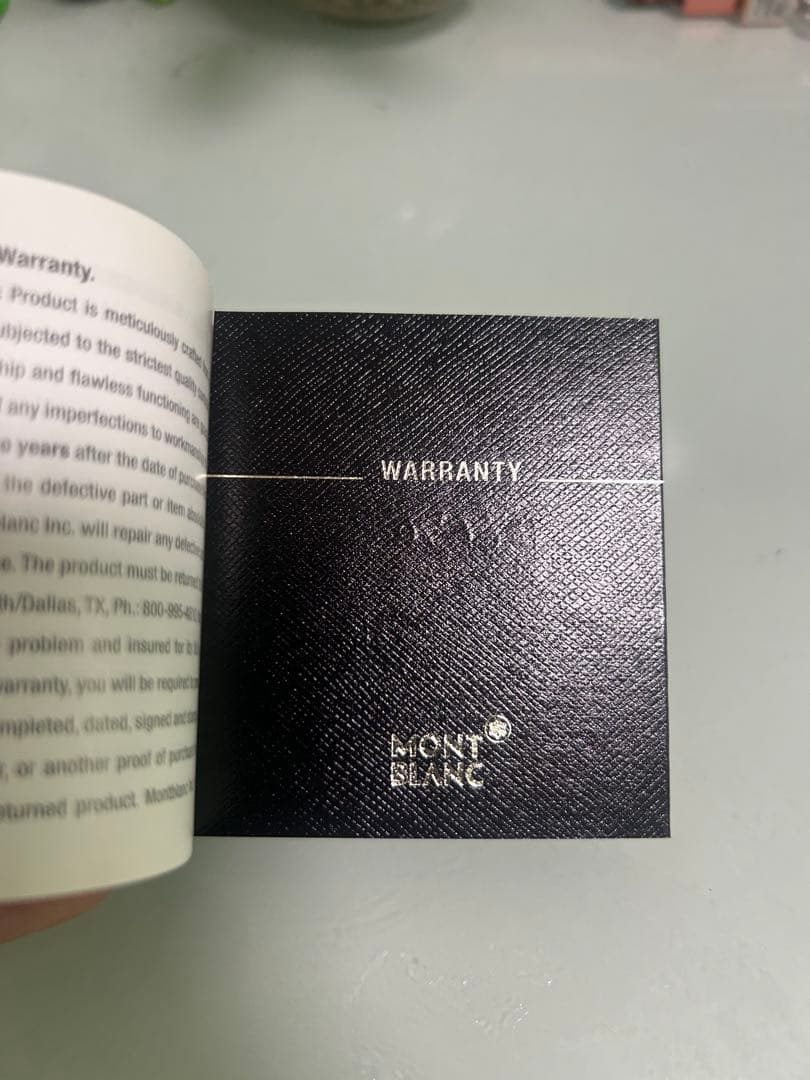 山さん用【美品】モンブラン スター カフリンクス ブラック 箱・保証書付き