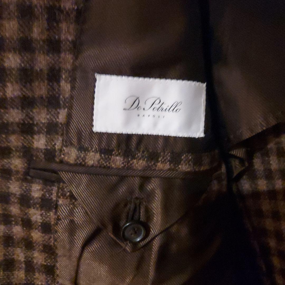 1/3まで値下げ De Petrillo デペトリロ 44 ブラウン チェック