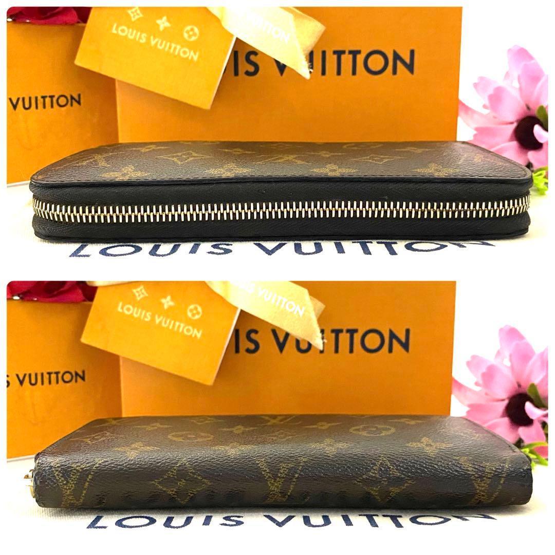 ルイ ヴィトン◎ジッピーウォレット モノグラム 茶 ラウンドファスナー 長財布