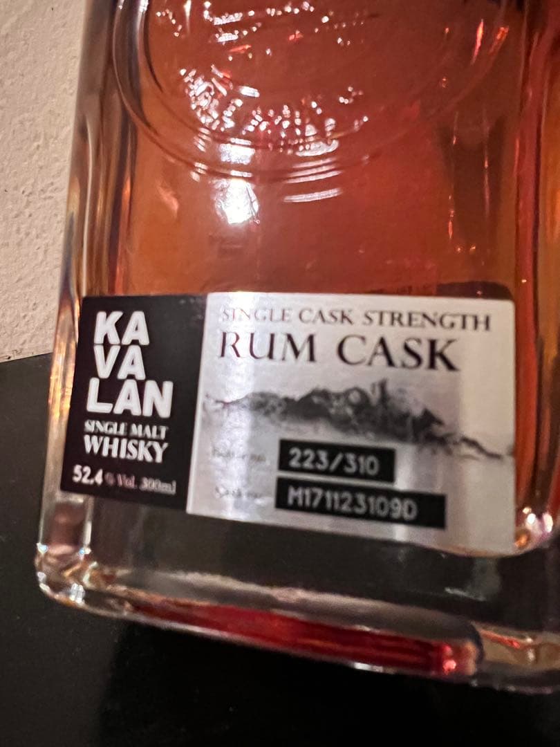最終値下げ　カバラン　ラムカスク　KAVALAN RUM CASK