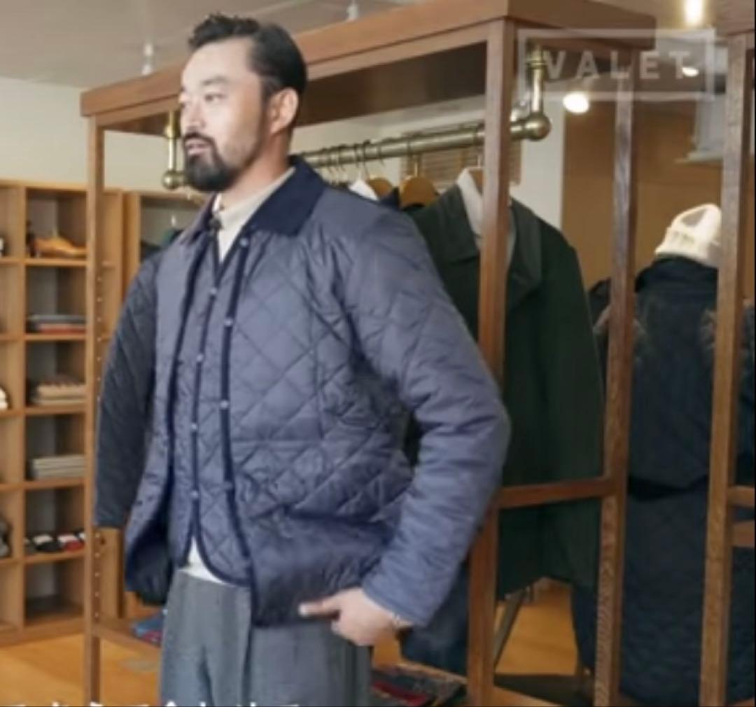 大鷲陽一着用モデル　Lavenham ラベンハム　ベスト　キルティング