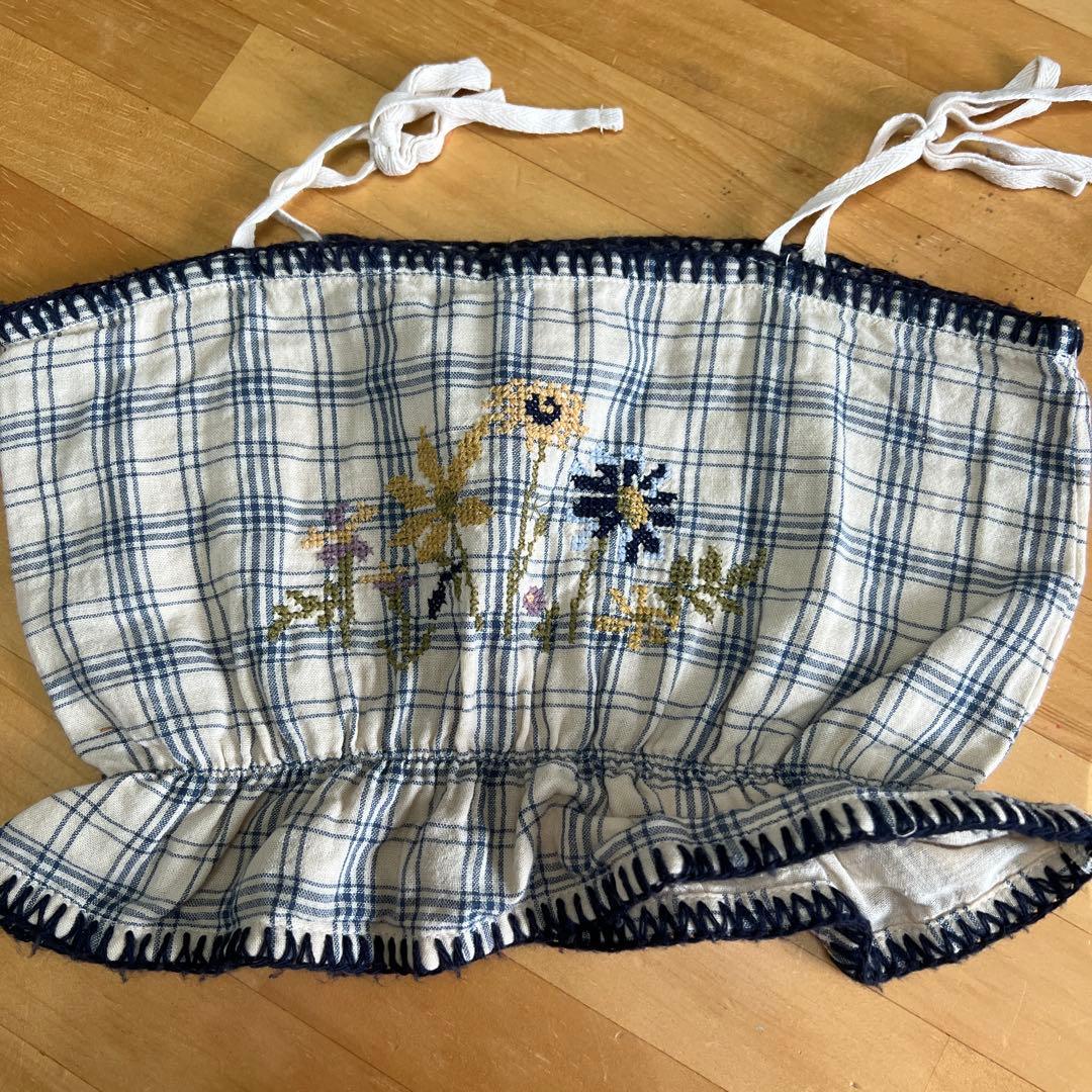 liilu 刺繍　セットアップ　4y